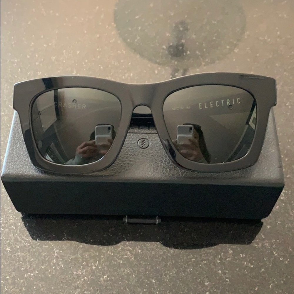Electric Crasher Sunglasses - gloss black